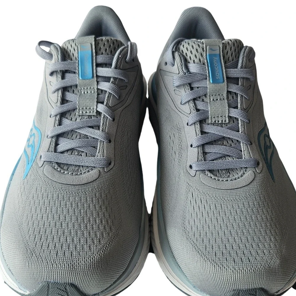 Saucony Echelon 10 Womens Running Shoes 10 X-Wide Flint Breeze Grey S11046-104